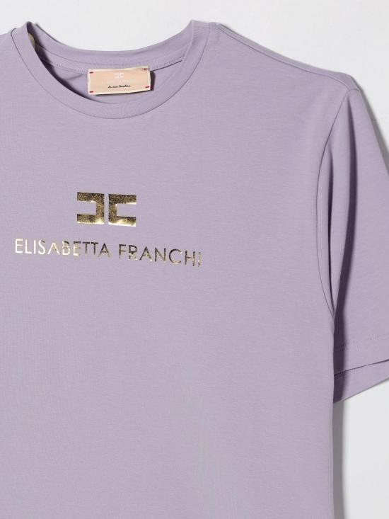 26SS [키즈] 엘리자베타프랜치 티셔츠 EFTS2600JE006 8025 Lilac - ELISABETTA FRANCHI
