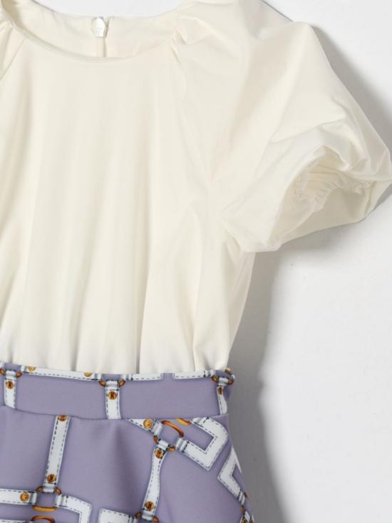 26SS [키즈] 엘리자베타프랜치 원피스 EGAB2370GAE01 D881 Lilac - ELISABETTA FRANCHI