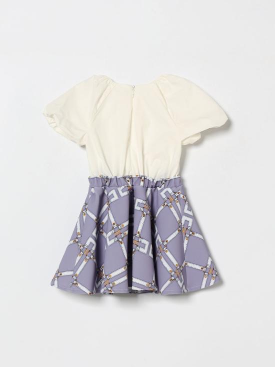 26SS [키즈] 엘리자베타프랜치 원피스 EGAB2370GAE01 D881 Lilac - ELISABETTA FRANCHI