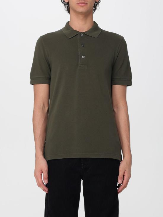 26SS 톰포드 폴로 티셔츠 JPS011JMT013 GAL Green