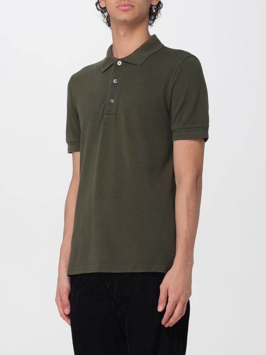 26SS 톰포드 폴로 티셔츠 JPS011JMT013 GAL Green - TOMFORD