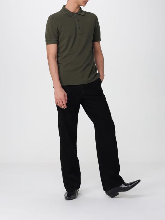 26SS 톰포드 폴로 티셔츠 JPS011JMT013 GAL Green - TOMFORD