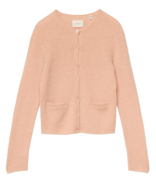  도엔 가디건 DÔen Thea 캐시미어  라이트 피치 소르베 - DOEN