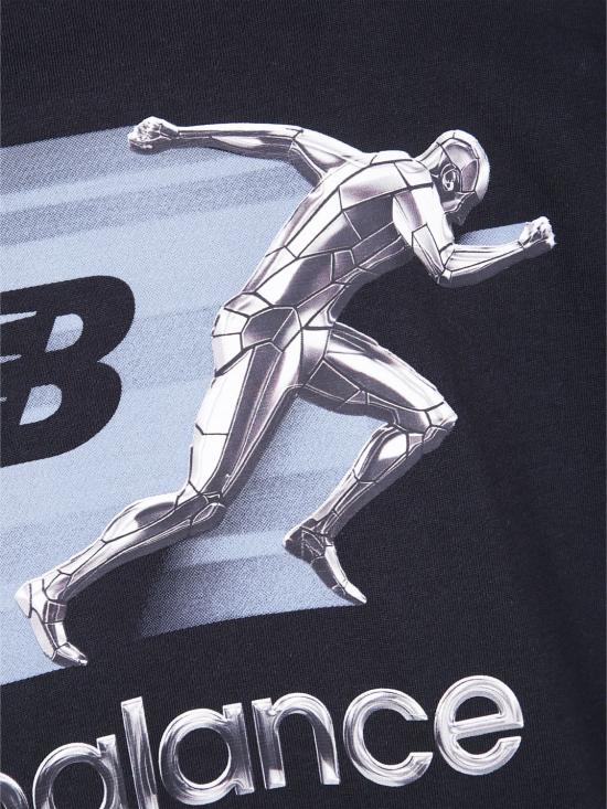 25FW 뉴발란스 반팔 티셔츠 MT53948BK Black - NEW BALANCE