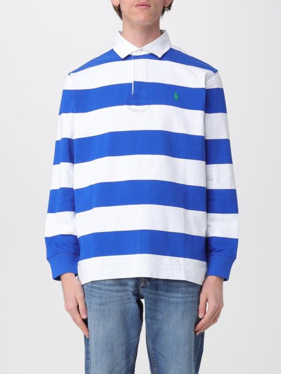 26SS 폴로 랄프로렌 아이코닉 럭비 셔츠 710717116 500 Blue