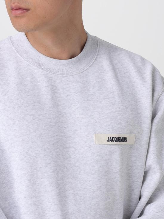 26SS 자크뮈스 그로그랭 스웨트 셔츠 SSM00206AJ00126 950 Grey - JACQUEMUS