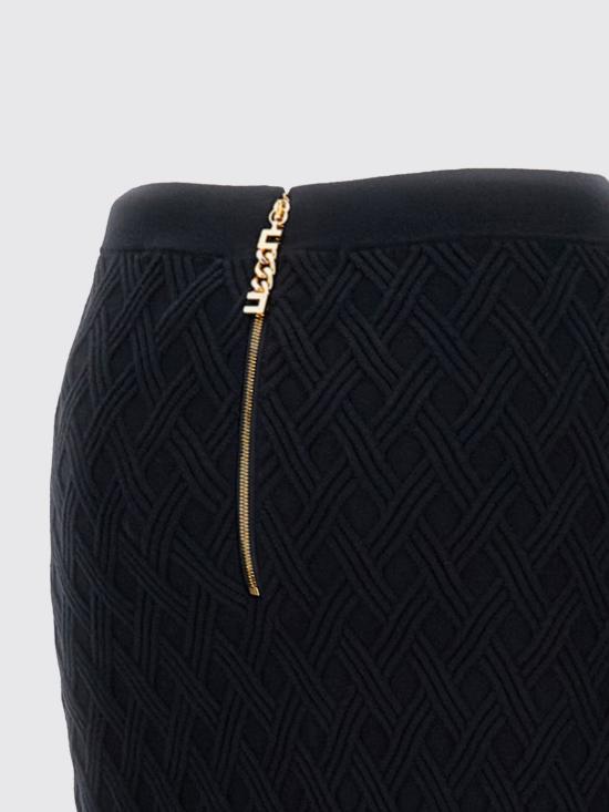 25FW 엘리자베타프랜치 미디 스커트 GK20B56E2 110 Black - ELISABETTA FRANCHI