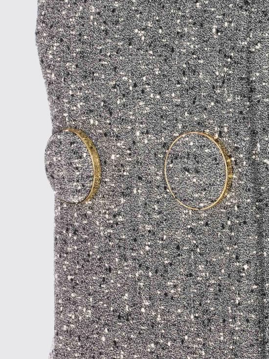 25FW 구찌 씨드 울 드레스 836891ZAT2D 9024 Grey - GUCCI