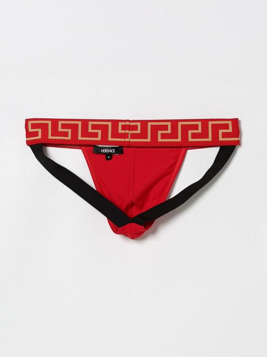 26SS 베르사체 팬티 AUU010171A1001 1A9X2 Red - VERSACE