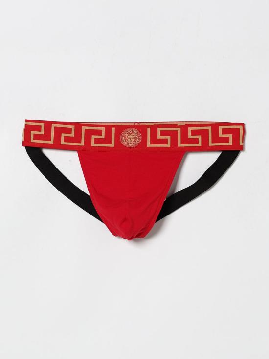 26SS 베르사체 팬티 AUU010171A1001 1A9X2 Red