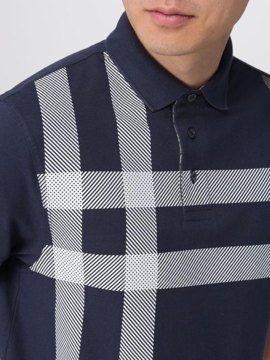 26SS 바버 폴로 티셔츠 MML1117 NY94 Blue - BARBOUR