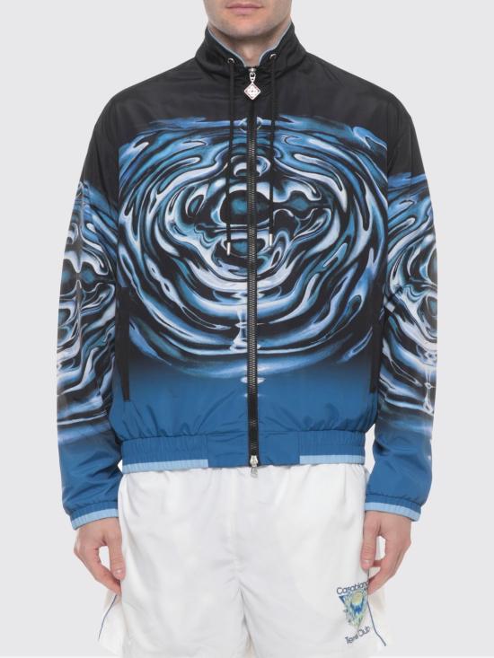 26SS 카사블랑카 자켓 MSP26JK033 01 Black - CASABLANCA