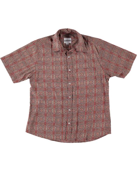  DUSHYANT. 반팔 셔츠 두샨트. 추상 기하학 프린트의 포크 셔츠 - OTHER BRANDS