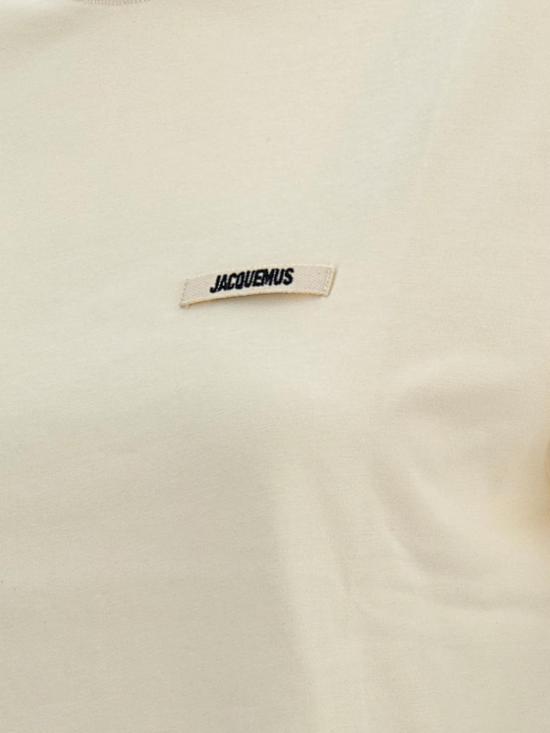 25FW 자크뮈스 반팔 티셔츠 TSW00550AJ00029 131 Beige - JACQUEMUS