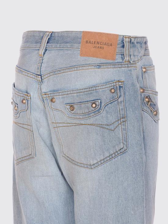 25FW 발렌시아가 데님 팬츠 849953 TTW67 4200 Blue - BALENCIAGA