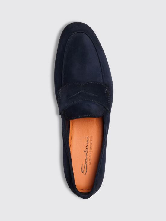 26SS 산토니 로퍼 MCNC18837SA4SEAA U60 Blue - SANTONI