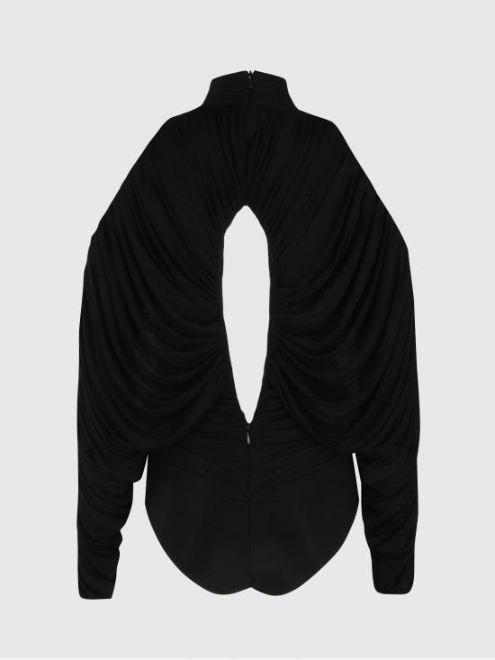 25FW 프란체스코 무라노 바디수트 티셔츠 235BIST07 999 Black - FRANCESCO MURANO