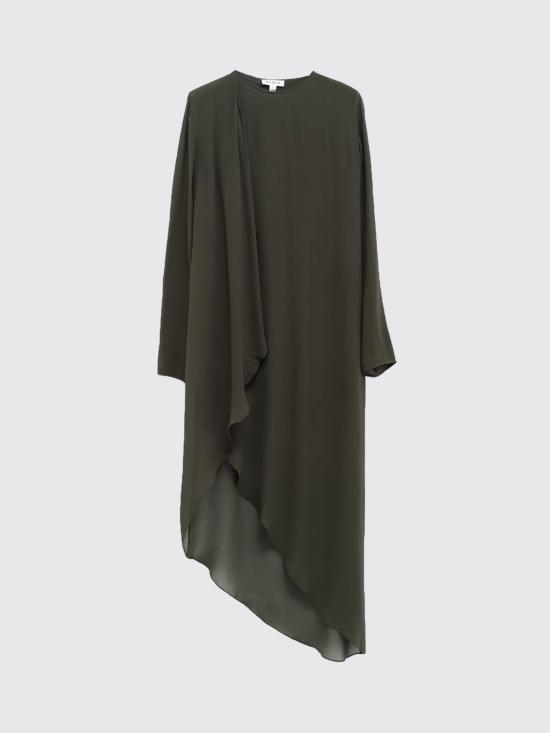 25FW 알라이아 롱 원피스 AA9R2695T666B 643 Green