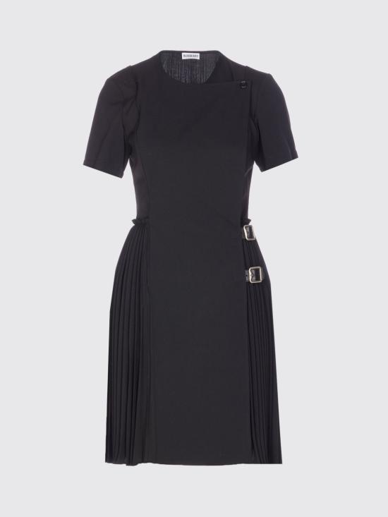 25FW 버버리 울 블랜드 킬트 미니 드레스 8116015 Black