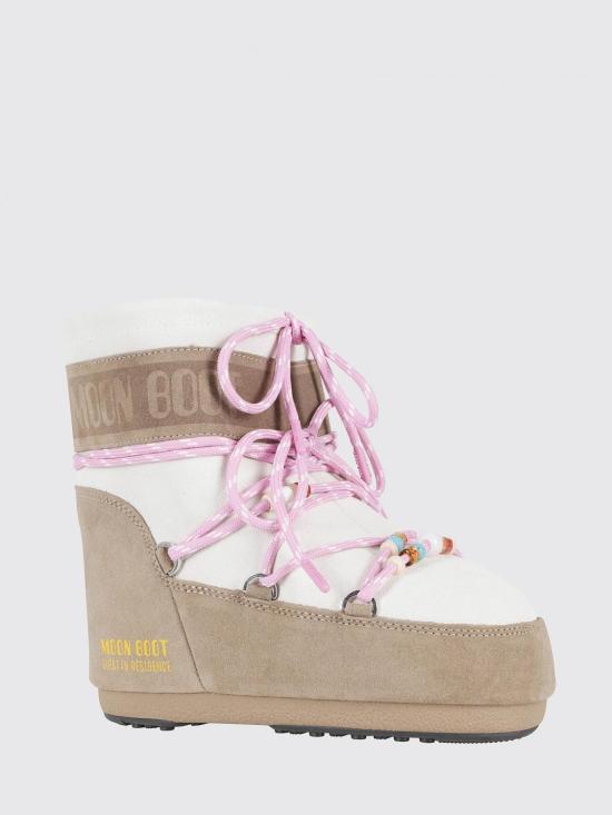 25FW 문부츠 아이콘 나일론 로우 부츠 80D1409730 BL43 Sand - MOON BOOT