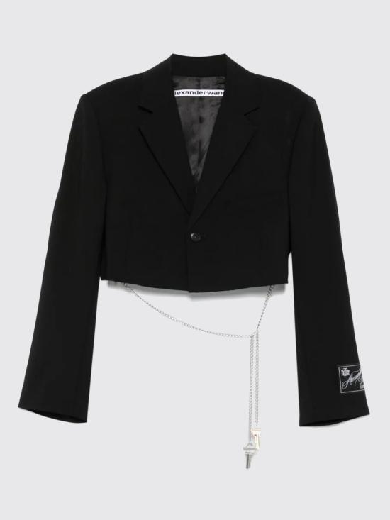 25FW 알렉산더 왕 자켓 1WC3252680 001 Black - ALEXANDER WANG