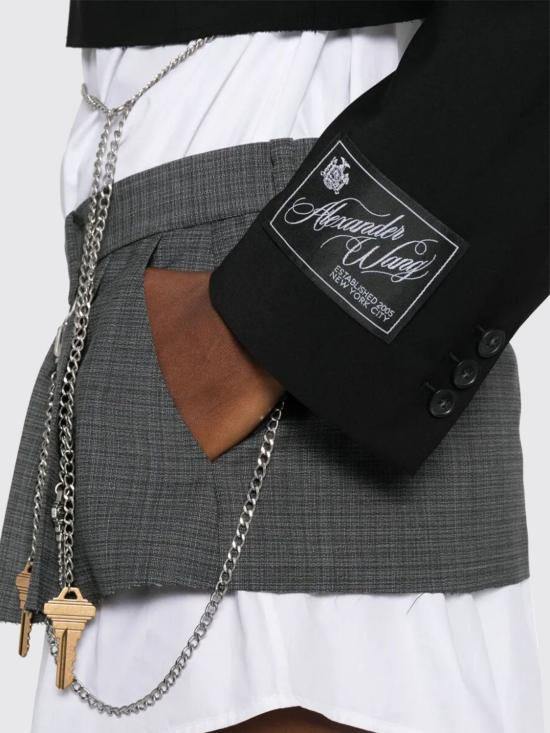 25FW 알렉산더 왕 자켓 1WC3252680 001 Black - ALEXANDER WANG