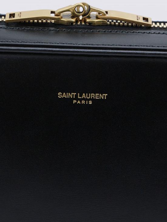 25FW 생로랑 스무스 가죽 소재 삭 드 주르 라지 슬림 바울레토 백 8446740SX0W 1000 Black - SAINT LAURENT