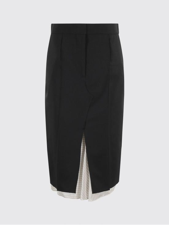 25FW 마르니 미디 스커트 GOMA0767U0TW839 00N99 Black