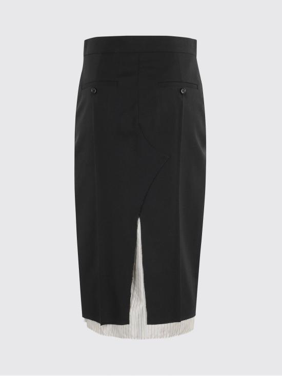 25FW 마르니 미디 스커트 GOMA0767U0TW839 00N99 Black - MARNI