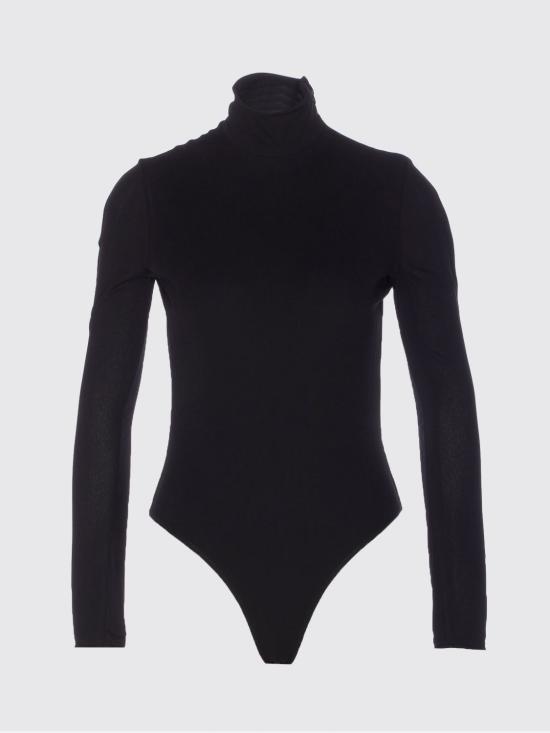 25FW 알라이아 바디수트 티셔츠 AA9B0400J070B 995 Black