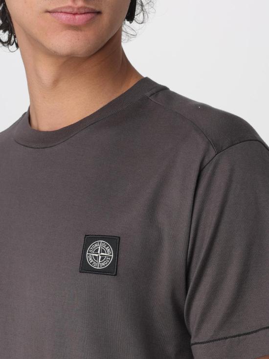 26SS 스톤 아일랜드 반팔 티셔츠 2100027S0013 V0065 Brown - STONE ISLAND