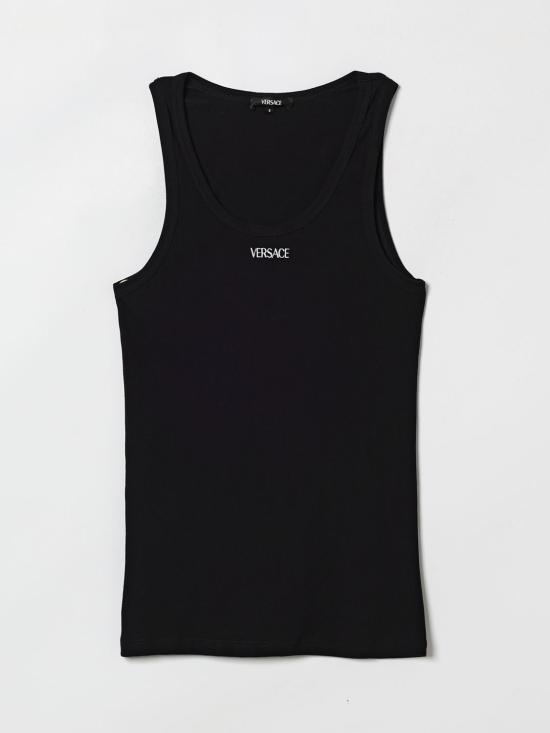 26SS 베르사체 반팔 티셔츠 10131251A09410 1B000 Black - VERSACE