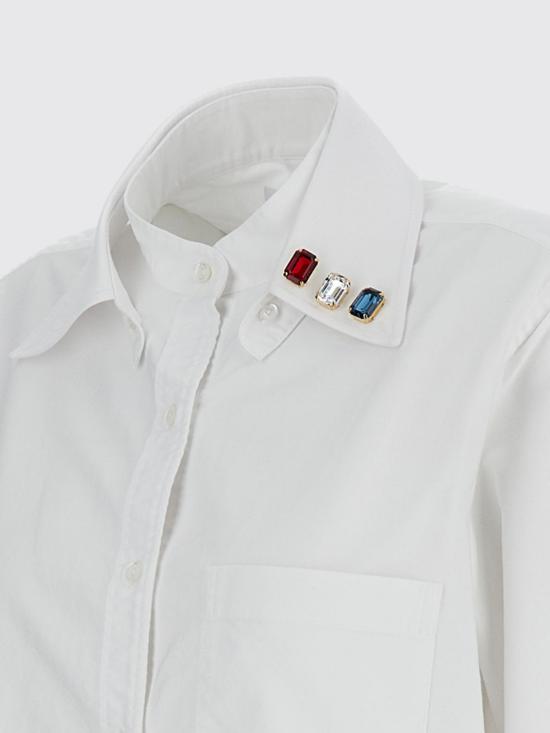 25FW 톰브라운 셔츠 FLR013EF0313 100 White - THOM BROWNE