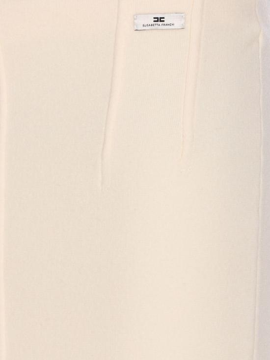 25FW 엘리자베타프랜치 미디 스커트 GK19S DZ9 White - ELISABETTA FRANCHI