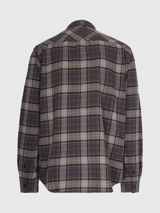 25FW 오프화이트 긴팔 셔츠 OMGE04MF25FAB003 0710 Grey - OFF WHITE