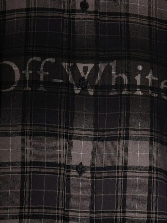 25FW 오프화이트 긴팔 셔츠 OMGE04MF25FAB003 0710 Grey - OFF WHITE