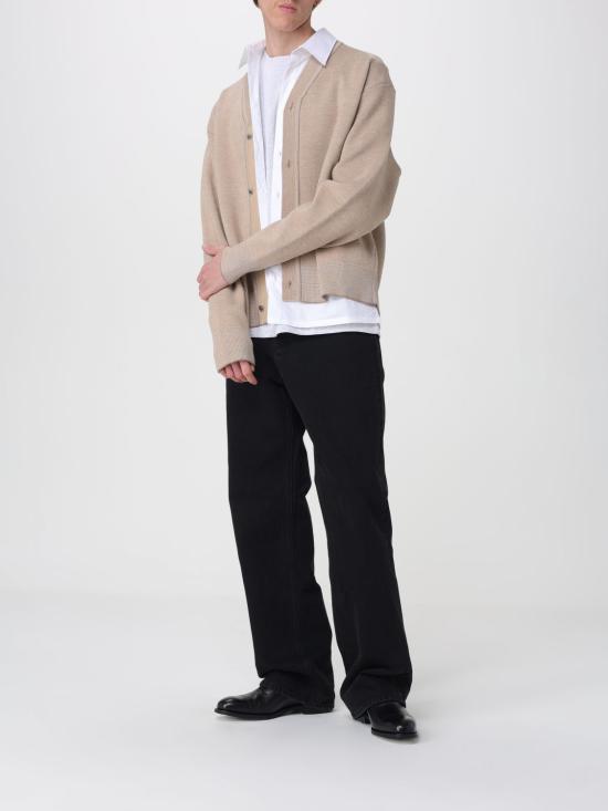 26SS 자크뮈스 도피오 V넥 가디건 CDM00292CK00185 015 Beige - JACQUEMUS