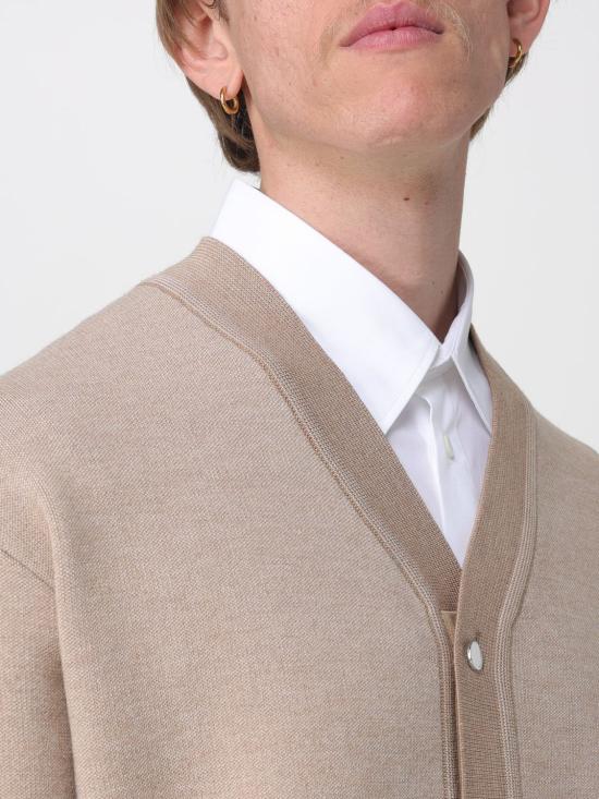26SS 자크뮈스 도피오 V넥 가디건 CDM00292CK00185 015 Beige - JACQUEMUS