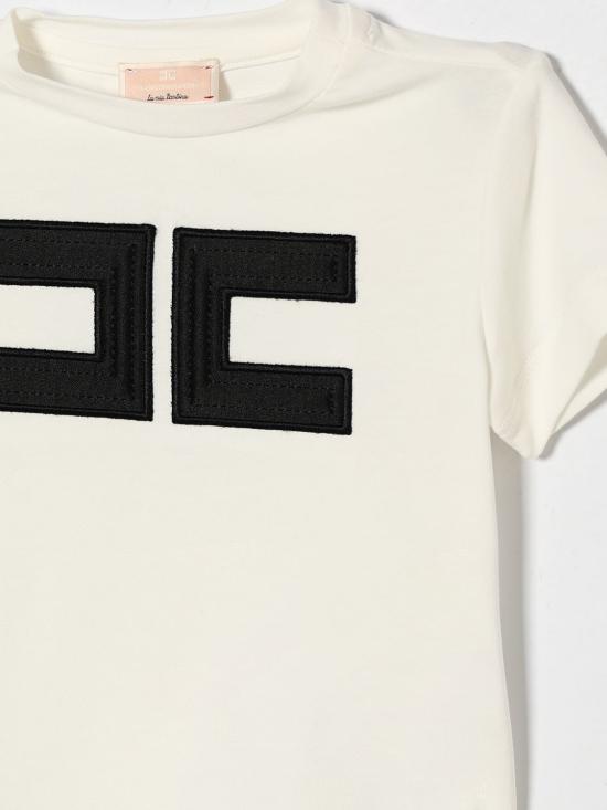 26SS [키즈] 엘리자베타프랜치 티셔츠 EGTS1100JE006 0185 Ivory - ELISABETTA FRANCHI