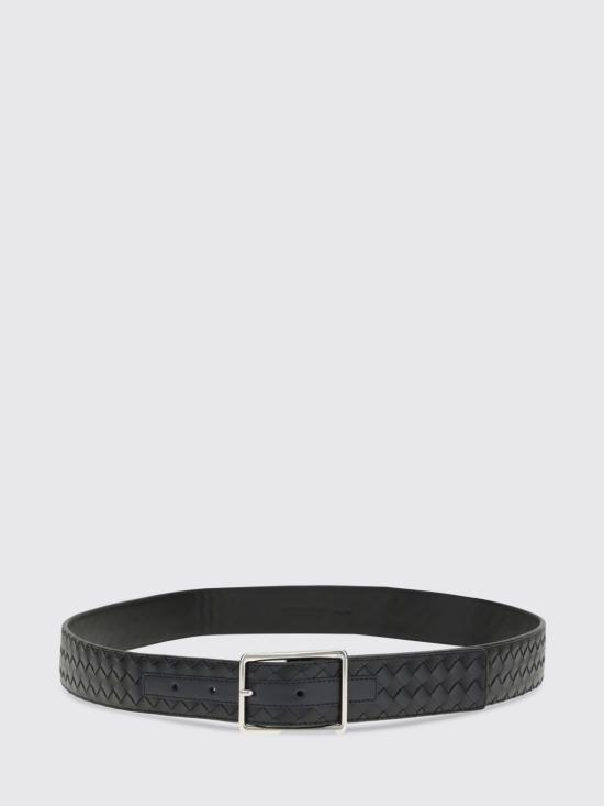 26SS 보테가베네타 인트레치아토 피콜로 벨트 796783V5I41 1148 Black - BOTTEGA VENETA