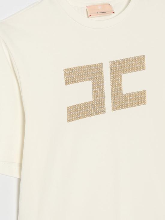 26SS [키즈] 엘리자베타프랜치 티셔츠 EFTS2590JE006 0115 Ivory - ELISABETTA FRANCHI