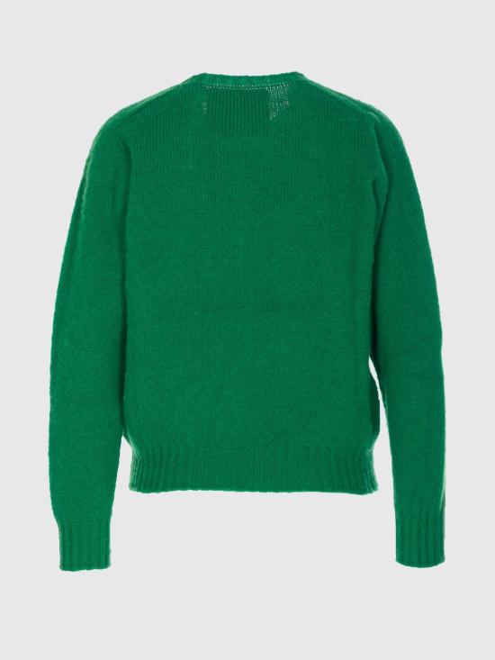 25FW 하울린 쉐기 베어 스웨터 SHAGGYBEARWOMEN GREEN STAR Green - HOWLIN