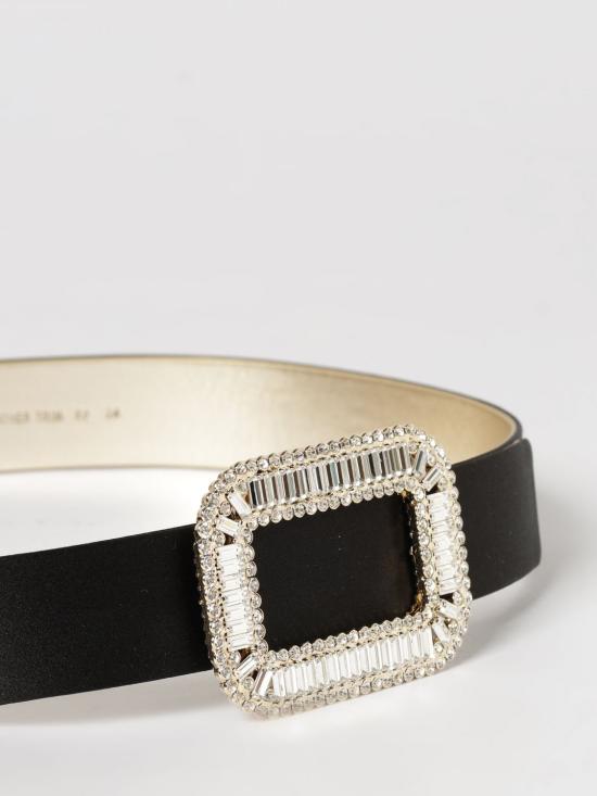 26SS 로저비비에 레귤러 벨트 RCWC0681100RS0 B999 Black - ROGER VIVIER