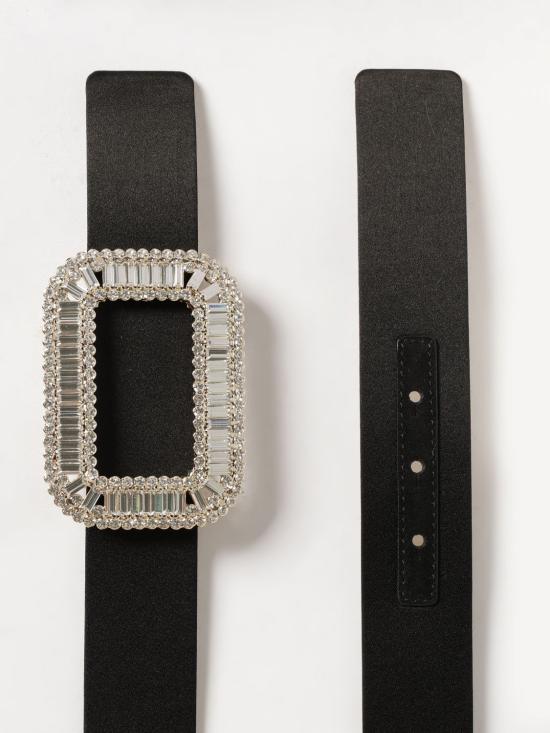 26SS 로저비비에 레귤러 벨트 RCWC0681100RS0 B999 Black - ROGER VIVIER