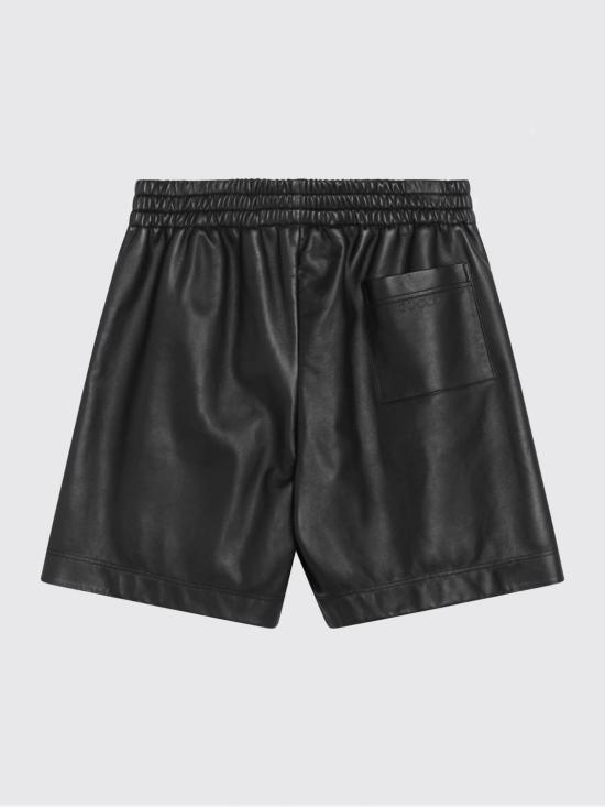 25FW 구찌 레더 버뮤다 832983XNA7N 1000 Black - GUCCI