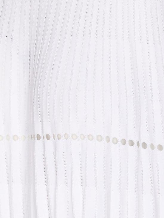 25FW 알라이아 롱 원피스 AA9R2674K078B 000 White - ALAIA