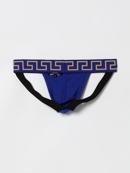 26SS 베르사체 팬티 AUU010171A1001 1A85K Blue - VERSACE