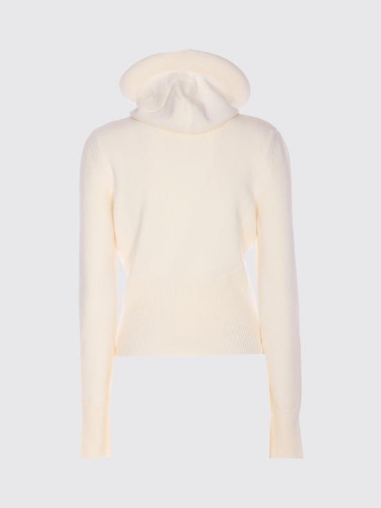 25FW 알라이아 스웨터 AA9G0071K133B 000 White - ALAIA