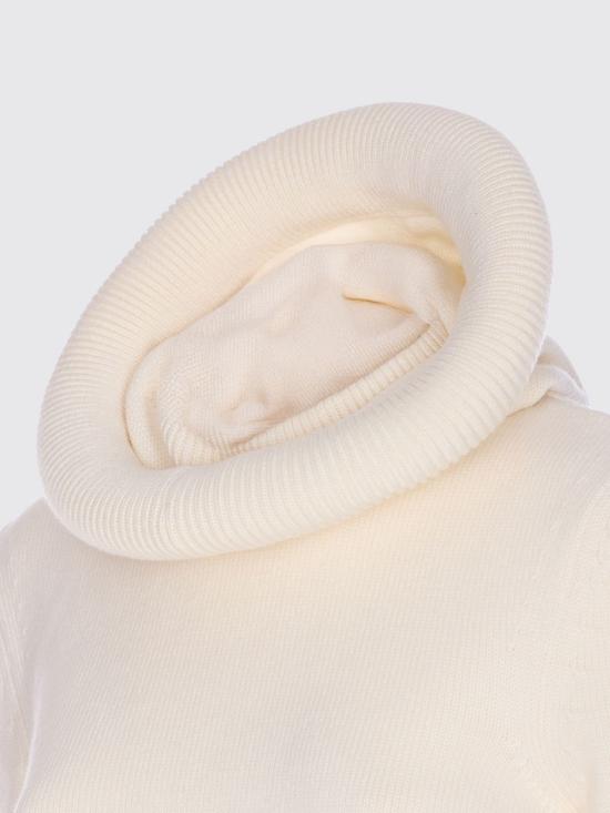 25FW 알라이아 스웨터 AA9G0071K133B 000 White - ALAIA