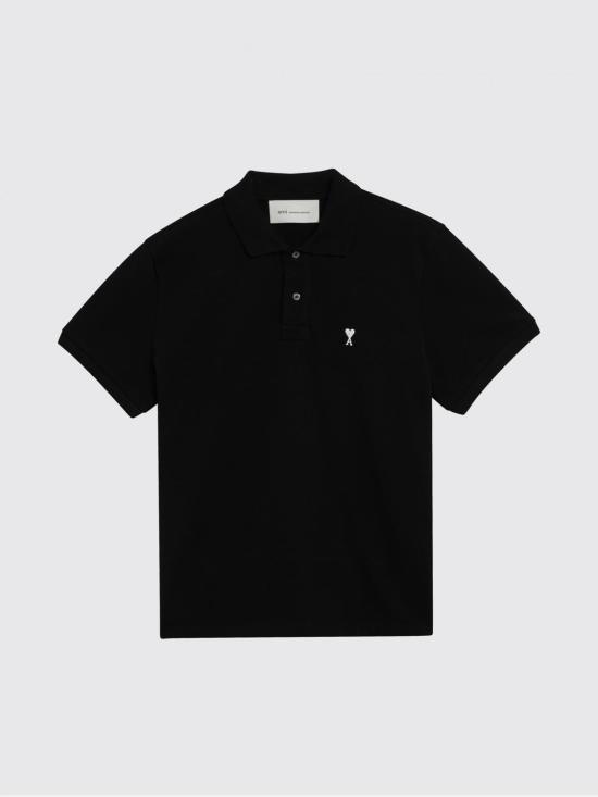 26SS 아미 폴로 티셔츠 HPL411760 045 Black - AMI
